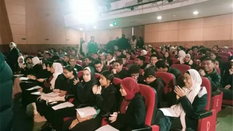 حقوق الانسان بالسويس يشارك في افتتاح فعاليات اولمبياد مدراس مصر