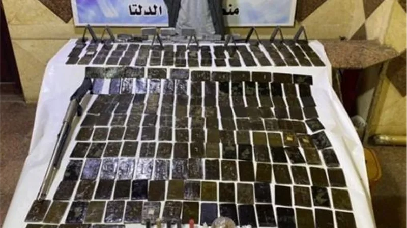 حشيش وأفيون بـ 2 مليون جنيه بحوزته تاجر البحيرة
