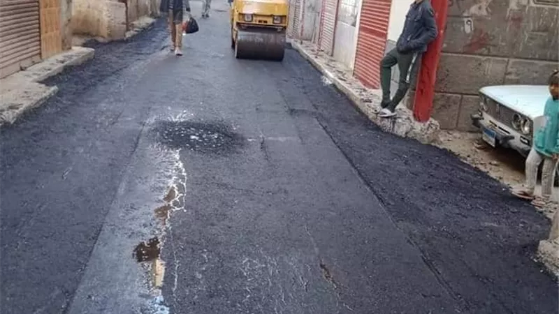 محافظ أسيوط: رصف شارع اسماعيل الشريف بالوليدية