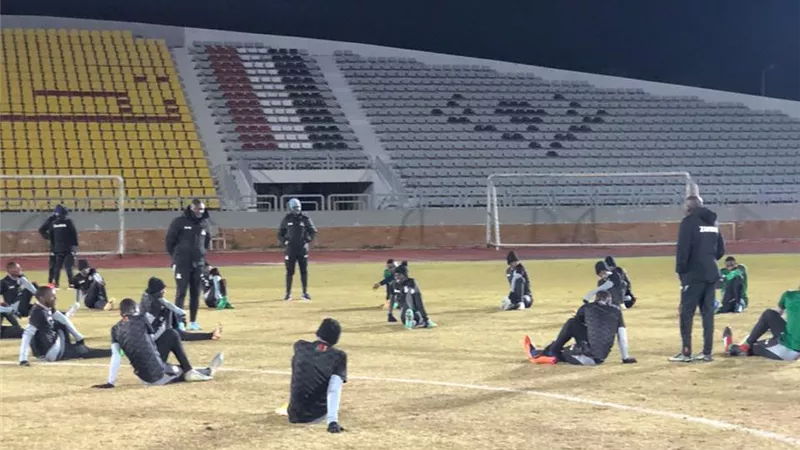 منتخب زامبيا للشباب يخوض مرانه الأول ببرج العرب بالاسكندرية