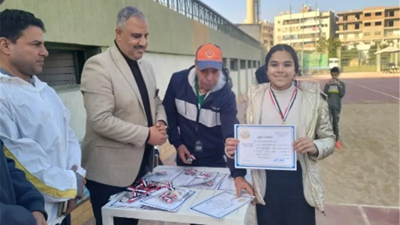 تكريم أبطال ألعاب القوى للموهبة والبطل الأولمبي بالقليوبية