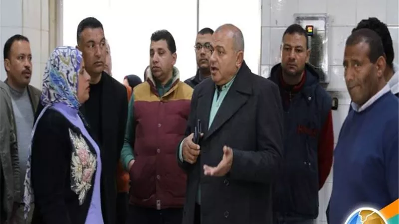 رئيس مياه المنيا يتفقد أعمال تطوير محطة مياه معصرة ملوى