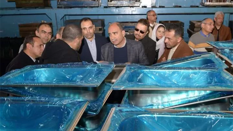 وفد جامعه المنصورة لحل مشاكل المستثمرين ودفع عجله الاستثمار