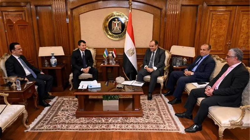 وزيرالتجارة يستقبل نائب رئيس الوزراء أوزباكستان لبحث التعاون