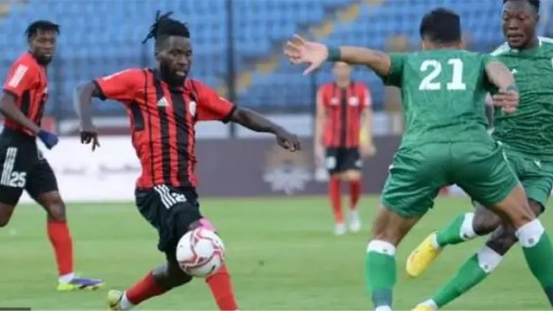 الاتحاد السكندرى يتقدم على الداخلية بهدف فى الشوط الاول