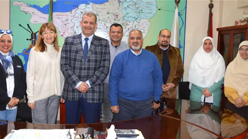 رئيس مياه الفيوم .. يستقبل وفد منظمة اليونيسف