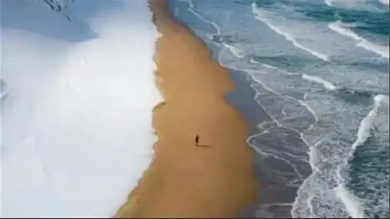 العثور على جسم غريب على أحد شواطئ اليابان