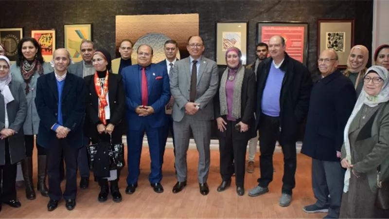 رئيس جامعة حلوان يفتتح ملتقى التراث الـ6 بكلية الفنون التطبيقية