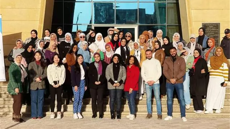 انطلاق تدريب تمكين المرأة لطالبات جامعة بنى سويف التكنولوجية