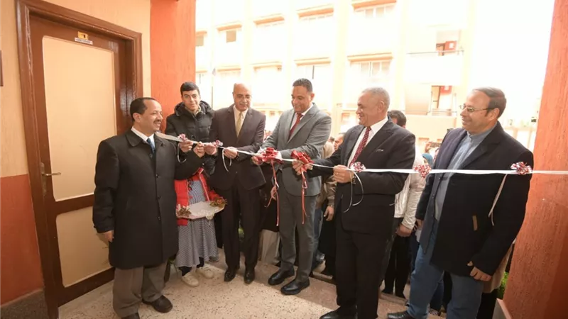 مختاريفتتح مدارس بمركزي المنصوره واجا بتكلفة 14 مليون جنيه