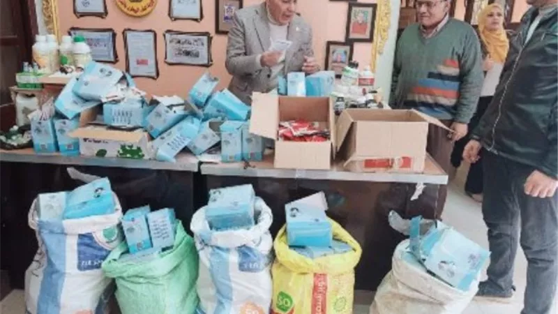 ضبط 2919 عبوة دوائية بيطرية منتهية الصلاحية بالشرقية