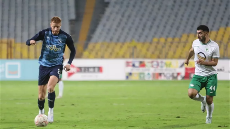 شوط أول سلبى بين بيراميدز والمصري البورسعيدي فى الدورى