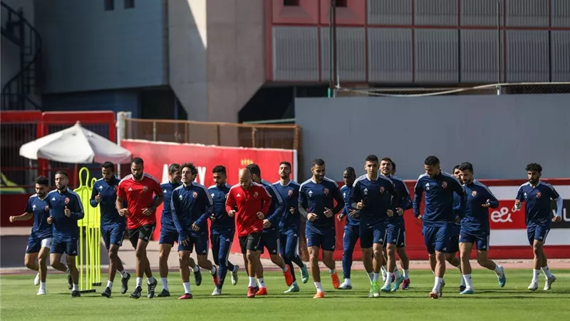 الأهلي يستأنف تدريباته استعدادًا لمباراة صن داونز بدورى الابطال