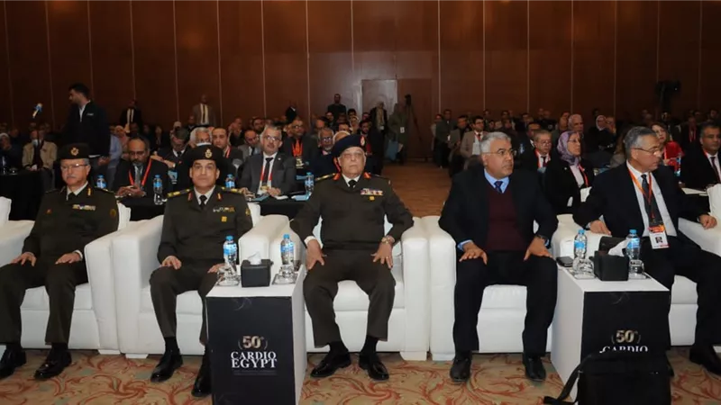 القوات المسلحة تنظم المؤتمر السنوى الخمسون للجمعية المصرية لأمراض القلب