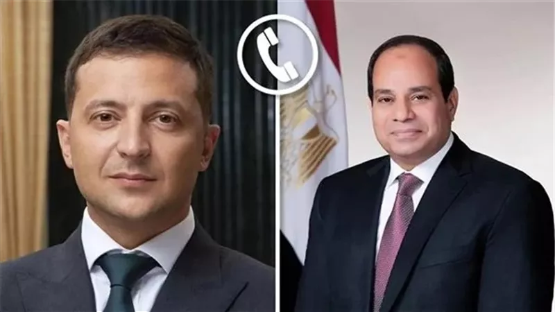 الرئيس السيسي يناقش مع نظيره الأوكراني جهود تمديد اتفاق تصدير الحبوب