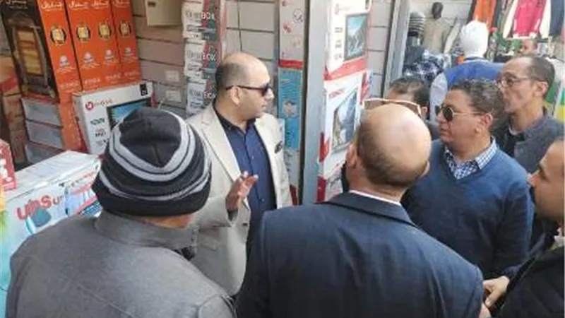حزب حماة الوطن يفتتح معرض بأبوقرقاص للأجهزة الكهربائية والملابس