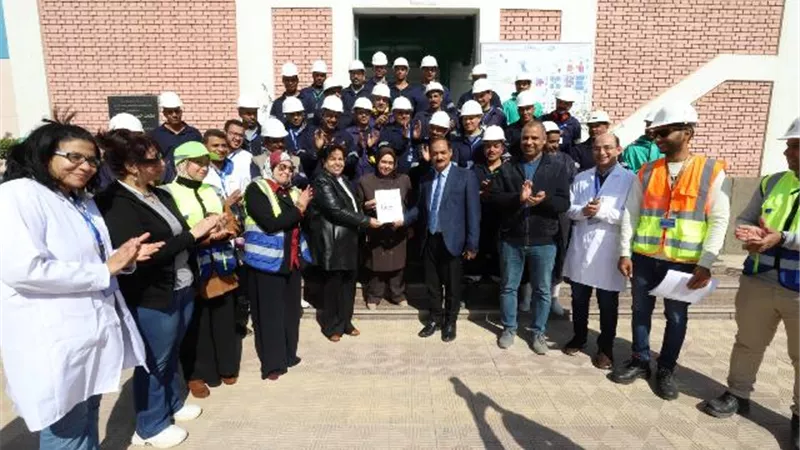 التجديد الثاني لشهادة TSM لمحطة مياه نزلة عبداللاه المرشحة الكبرى