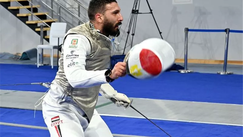 أبو القاسم يتأهل لربع نهائي كأس العالم لسلاح الشيش