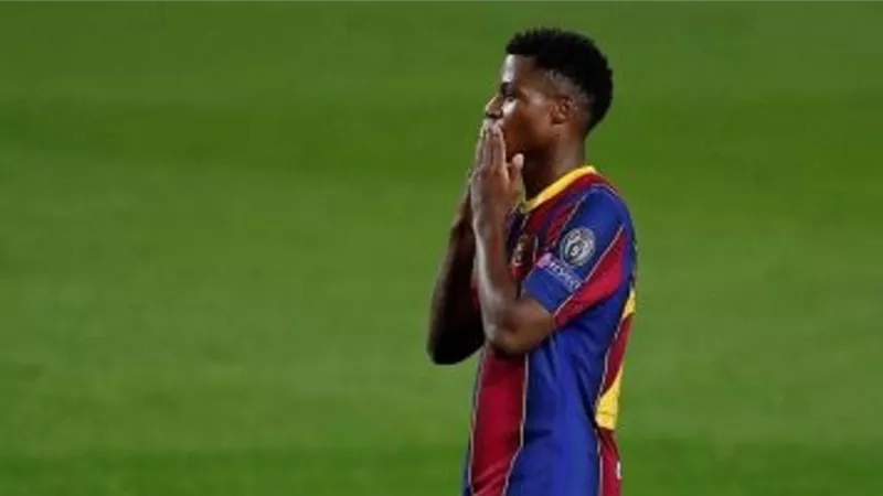 برشلونة يعلن إصابة أنسو فاتي وغيابه عن مواجهة ألميريا