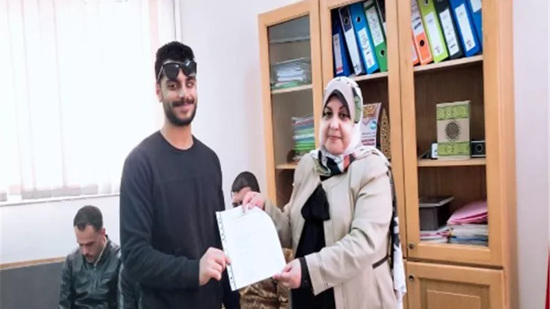 القوى العاملة :لم عقود عمل لذوي همم بدمياط