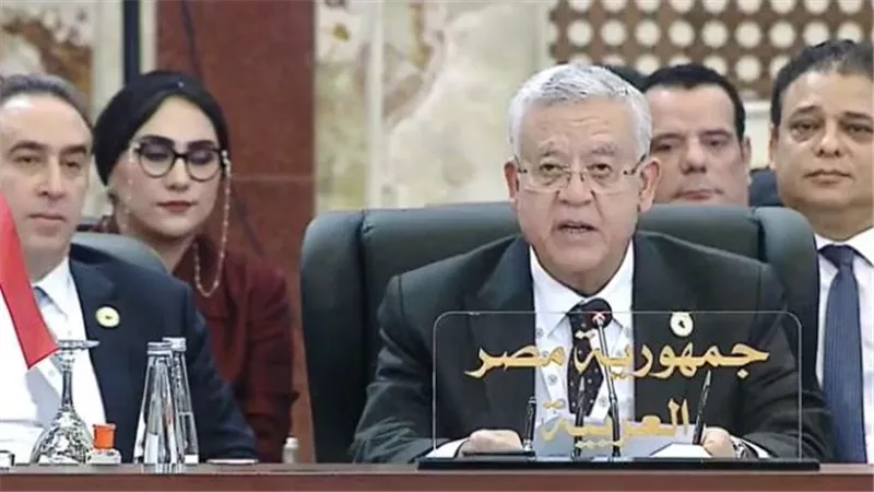 جبالي يُلقي كلمة أمام المؤتمر الـ 34 للاتحاد البرلماني العربي