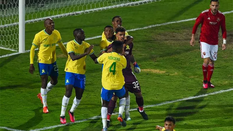 صن داونز يدرك التعادل أمام الأهلى بدورى الأبطال