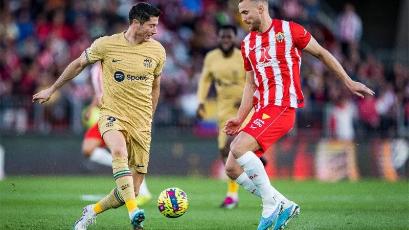 برشلونة يسقط أمام ألميريا ويخسر بهدف نظيف فى الدورى الإسبانى