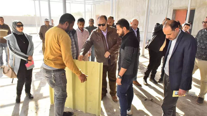 محافظ أسيوط يتفقد أعمال إنشاء المجزر الآلي بعرب مطير