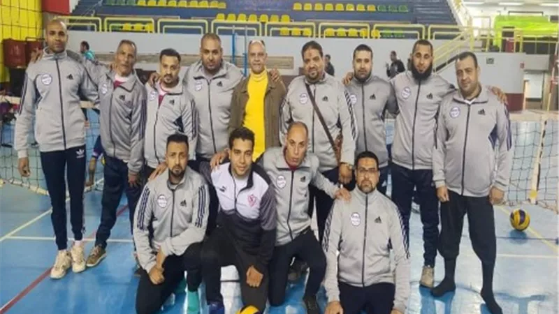 صعود فريق الكرة الطائرة جلوس بقليوب للدورى الممتاز
