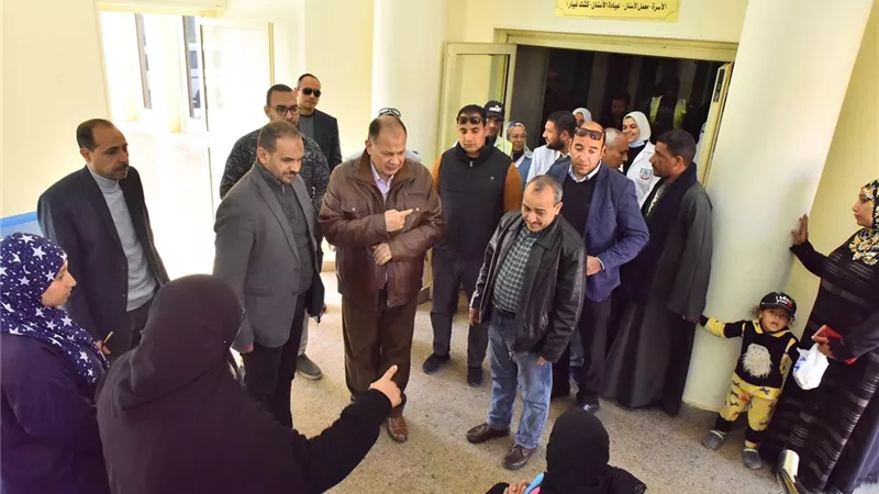 محافظ أسيوط يتفقد سير العمل بمستشفى أسيوط الجديدة الجامعي