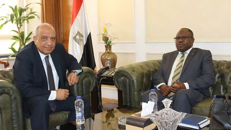 وزير قطاع الأعمال يبحث مع سفير زامبيا تعزيز التعاون الاقتصادي