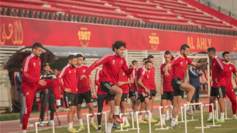 الأهلي يختتم استعداداته لمباراة الداخلية بالدورى