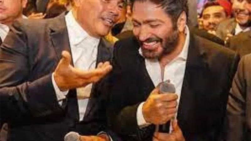 أحمد عصام عن الهضبه وتامر حسنى: 