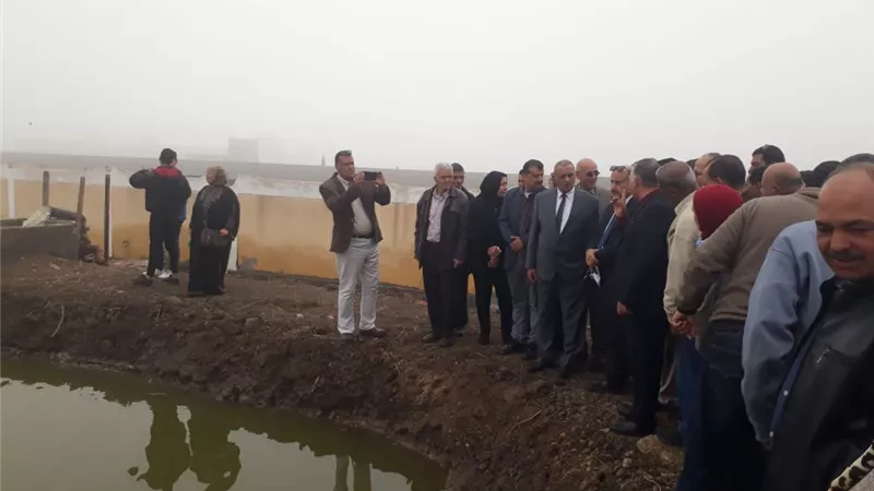 افتتاح أول مزرعة سمكية بالدقهلية بمدرسة المنزلة الثانوية الزراعية