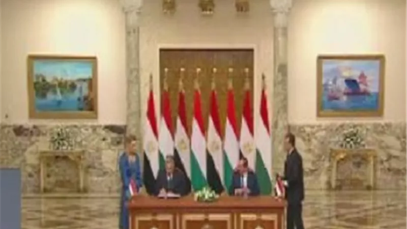 الرئيس السيسي ورئيس وزراء المجر يشهدان توقيع عدد من مذكرات التفاهم