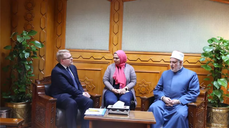 وكيل الأزهر يستقبل منسق المجلس الأوروبي لمكافحة الإرهاب