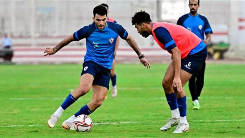 مران الزمالك.. فيريرا يقسم اللاعبين الى مجموعتين لتنفيذ فقرة خاصة