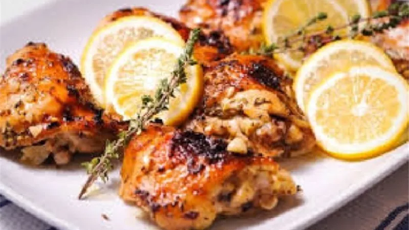 دجاج مشوي بالكزبرة والليمون للرجيم