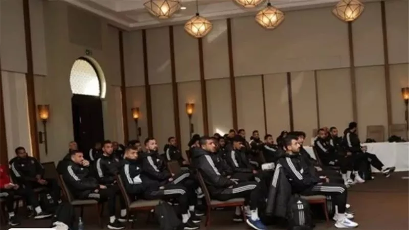 كواليس غرفة ملابس الأهلي بعد التعادل مع الداخلية