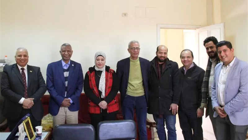 وفد منظمة الأغذية والزراعة يزور مديرية التضامن الاجتماعي بالمنيا