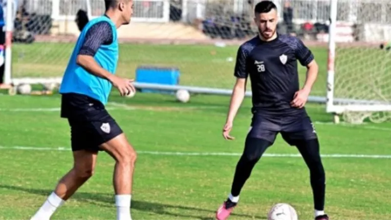 الونش وشبانة يشاركان فى مران الزمالك اليوم