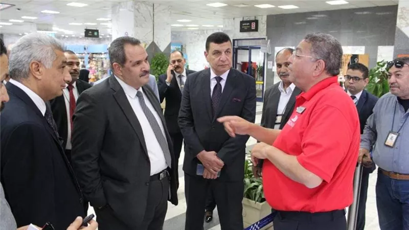 رئيس المصرية للمطارات يتفقد مطار أسوان الدولى