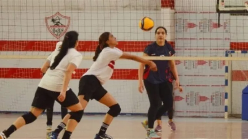 ناشئات طائرة الزمالك يهزم جزيرة الورد ببطولة الجمهورية