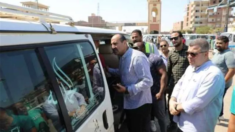 تكثيف التفتيش على محطات الوقود ومواقف السيارات ببنى سويف
