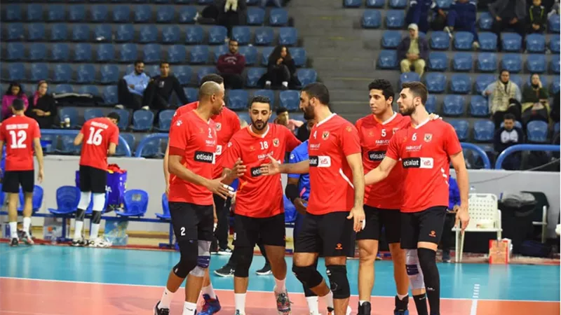 رجال طائرة الأهلي يواجه النصر البحريني في نهائي البطولة العربية