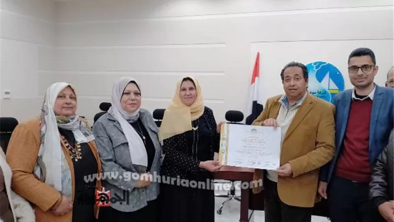 مياه دمياط تحصل على شهادة الإعتماد بمحطة مياه السلام