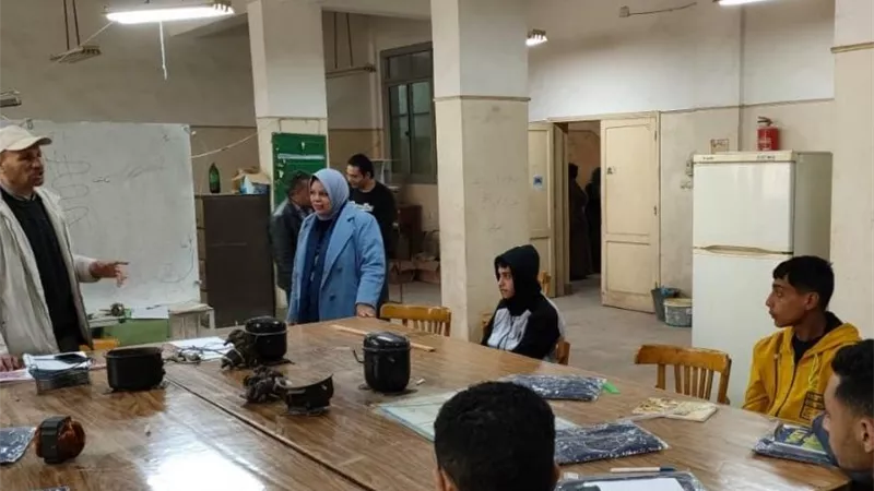 القوى العاملة بكفر الشيخ: دورات تدريبية بمراكز التدريب المهني