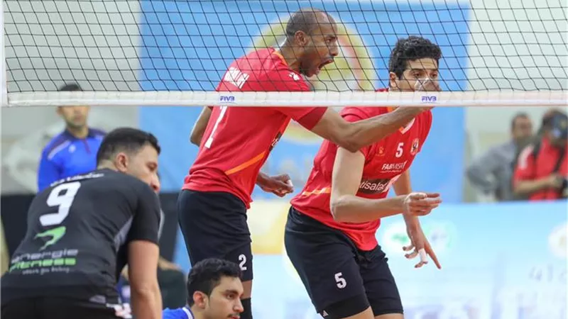 أحمد صلاح يفوز بجائزة أفضل مركز ٢ في البطولة العربية للطائرة