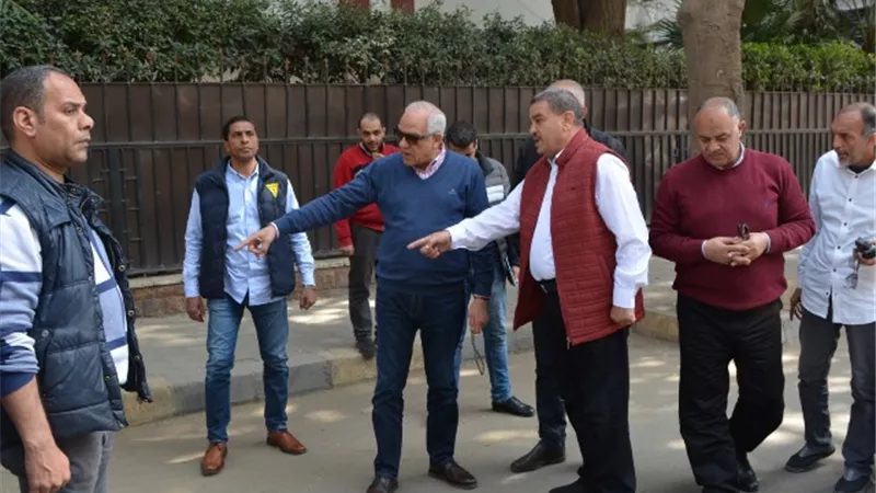 راشد يكلف بإصلاح كسر ماسورة مياه بشارع رشدان بالدقى