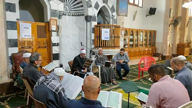 فعاليات مقرأة الجمهور بأوقاف مدينة العبور